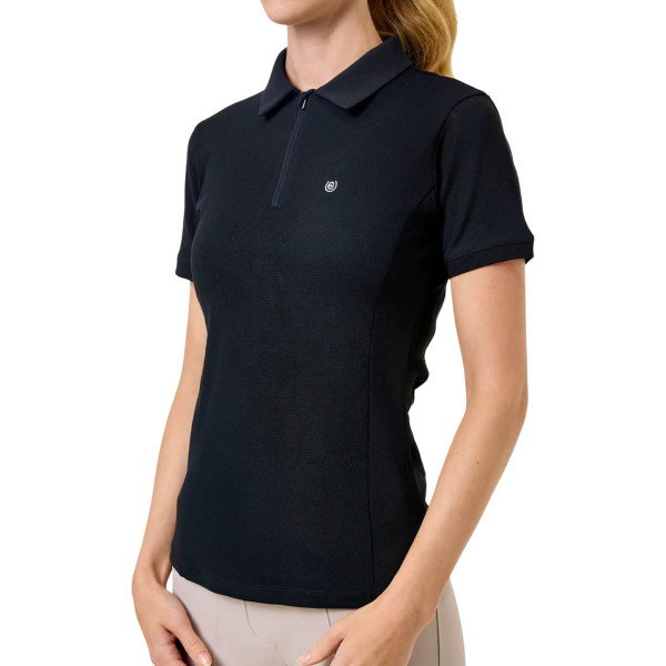 Equestrian Stockholm Shirt Damen Sand, Trainingsshirt, Trainingspolo, kurzarm