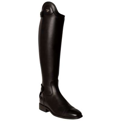 Dyon Riding Boots Slim, Leather Riding Boots, Women, Men, Black