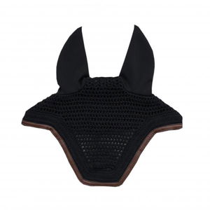 Kentucky Horsewear Fliegenhaube Wellington Leather Soundless, Fliegenmütze, Fliegenohren Kentucky Horsewear Fliegenhaube Wellington Leather Soundless, Fliegenmütze, Fliegenohren