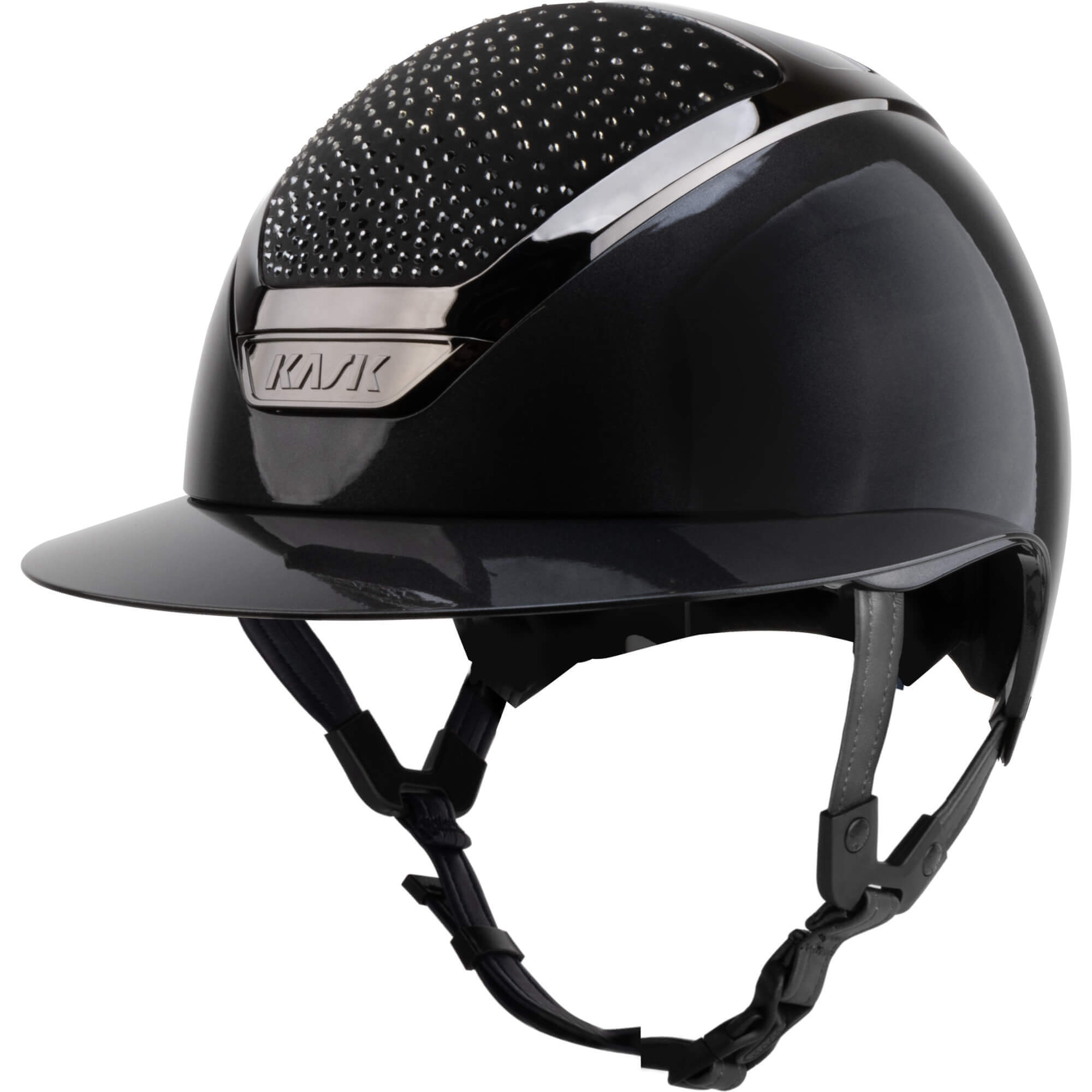 Kask Reithelm Star Lady Pure Shine Swarovski Waterfence Diamond Mix