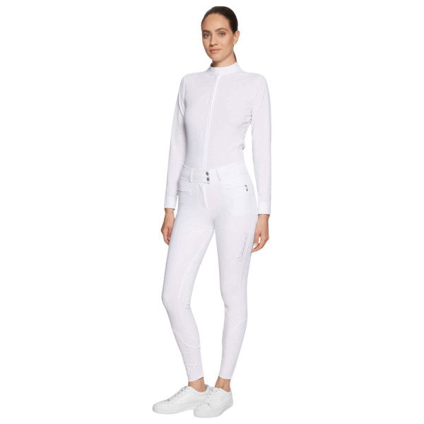 Samshield Women's Breeches Claranova Crystal Fabric FW24, Full Seat, Full Grip