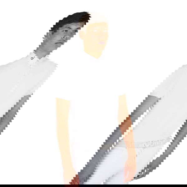 Equestro Men's Competition Shirt, short-sleeved