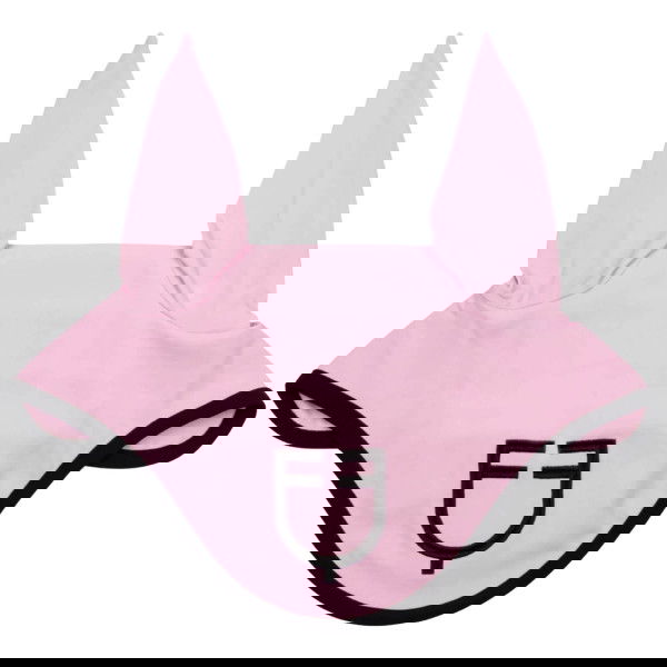 Equestro Fly Bonnet Stretch Black Line, Fly Cap, Fly Ears