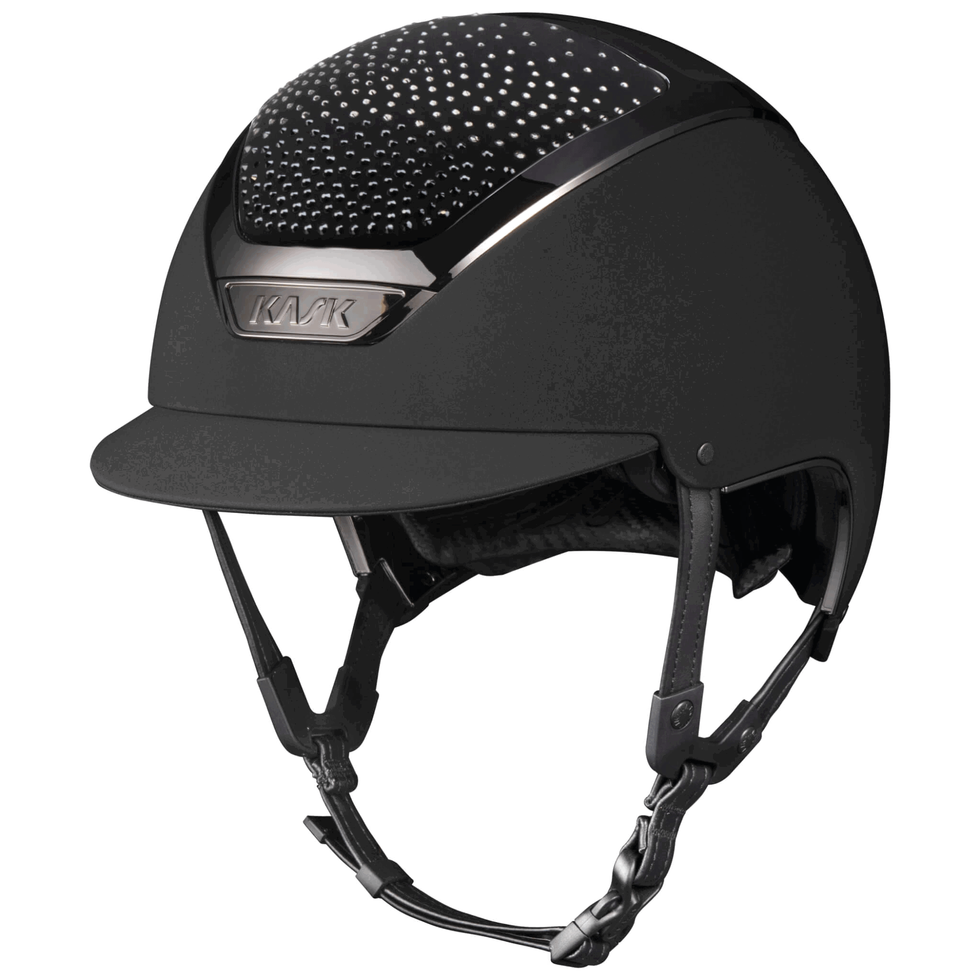 Kask Reithelm Dogma Chrome Swarovski Waterfence Diamond Mix
