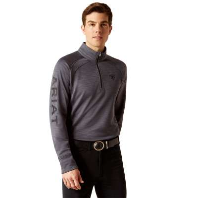 Ariat Shirt Herren Tek Team 1/2 Zip, Trainingsshirt, langarm