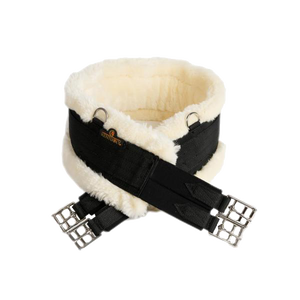 Kentucky Horsewear Sattelgurt, Langgurt, Stoff mit Fell Kentucky Horsewear Sattelgurt, Langgurt, Stoff mit Fell