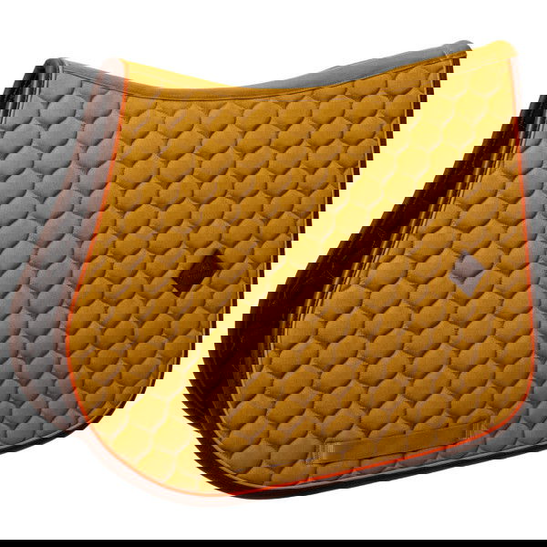 Kentucky Horsewear Saddle Pad Onion Quilt Leather Neon, Jumping Saddle Pad