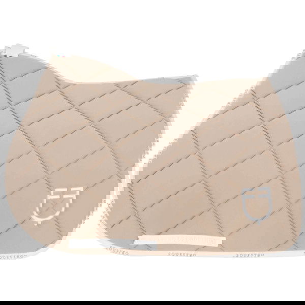 Equestro Saddle Pad Technical Fabric with Logo, Jumping Saddle Pad