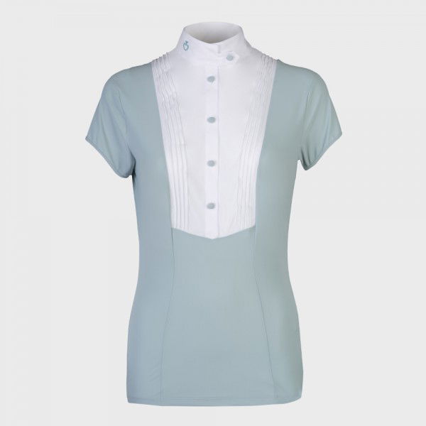 Cavalleria Toscana Damen Turniershirt Tech BiB SS FS20, kurzarm