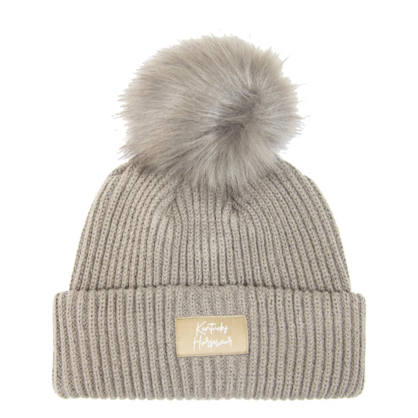 Prämie Kentucky Horsewear Strickmütze Beanie Fur (beige) ab 199 € Einkaufswert