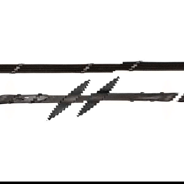 Bridlery Zügel Cord, Leder-Gurtzügel, mit Stegen