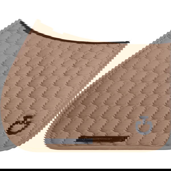 Cavalleria Toscana Saddle Pad Circle Quilted FW25, Jumping Saddle Pad