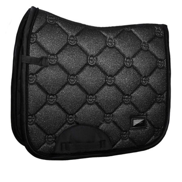 Equestrian Stockholm Schabracke All Black Glimmer, Dressurschabracke