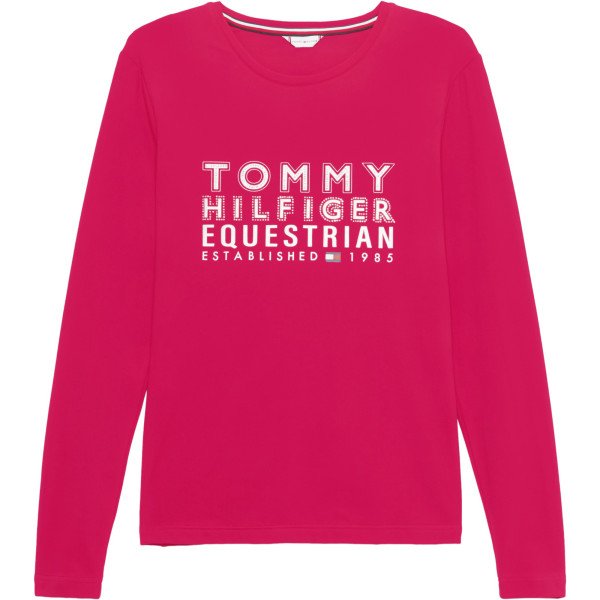 Tommy Hilfiger Equestrian Shirt Damen Paris HW23, langarm