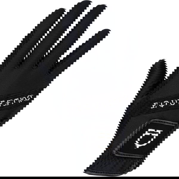 Equestro Riding Gloves Multicolor Logo