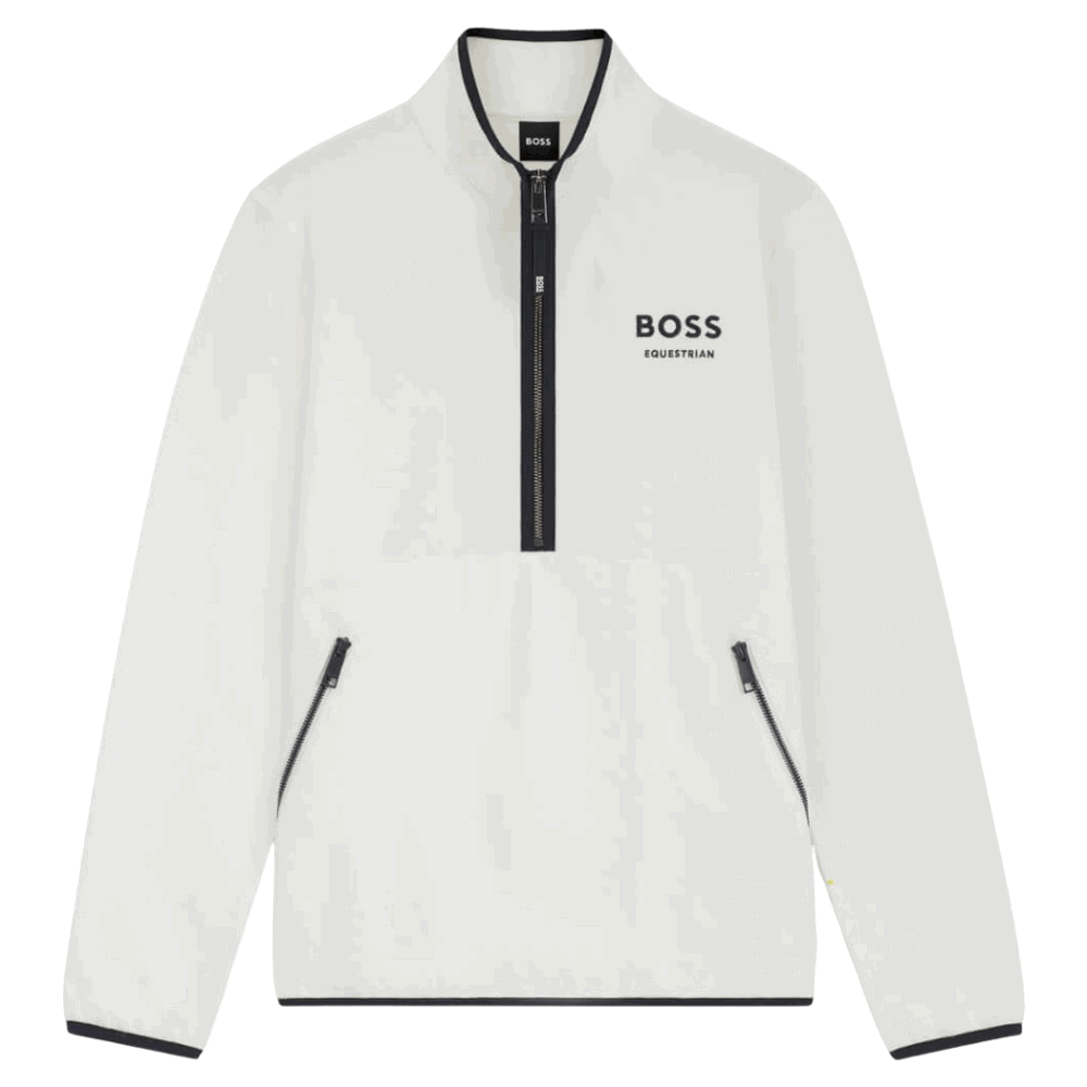 BOSS Equestrian Pullover Damen Fedora Half Zip Felpa FS26