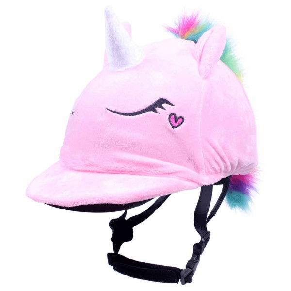 QHP Riding Helmet Cover Unicorn