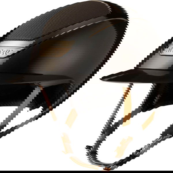 Kask Reithelm Star Lady Pure Shine Lederriemen Hellbraun