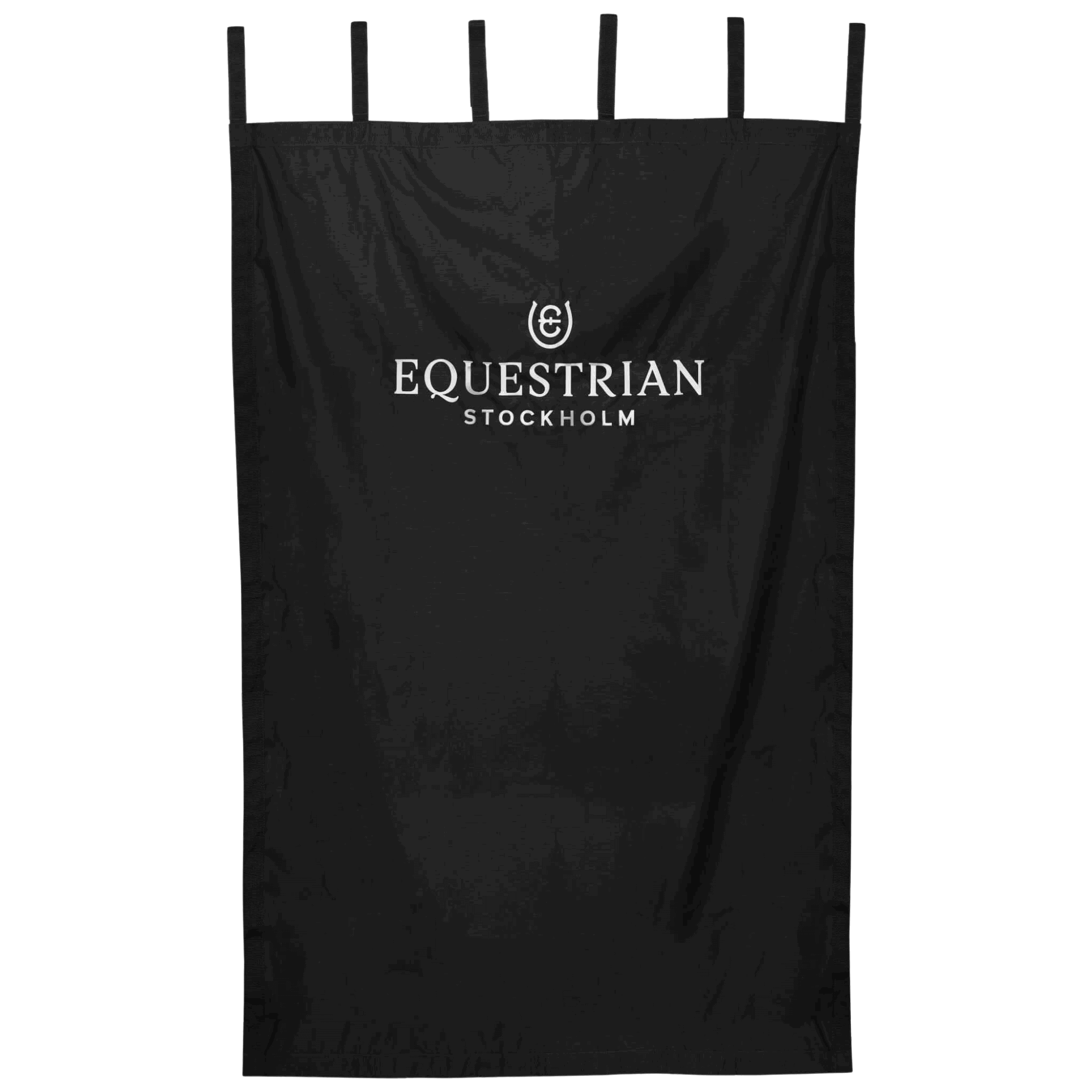 Equestrian Stockholm Boxenvorhang Black, Stallvorhang, Stable Curtain
