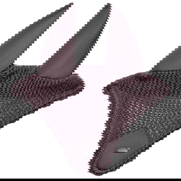 Equestrian Stockholm Fly Bonnet Dark Violet, Fly Cap, Fly Ears