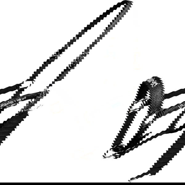 Étalon Vert Halter Set De Niro Glitter, Nylon Halter, with Rope