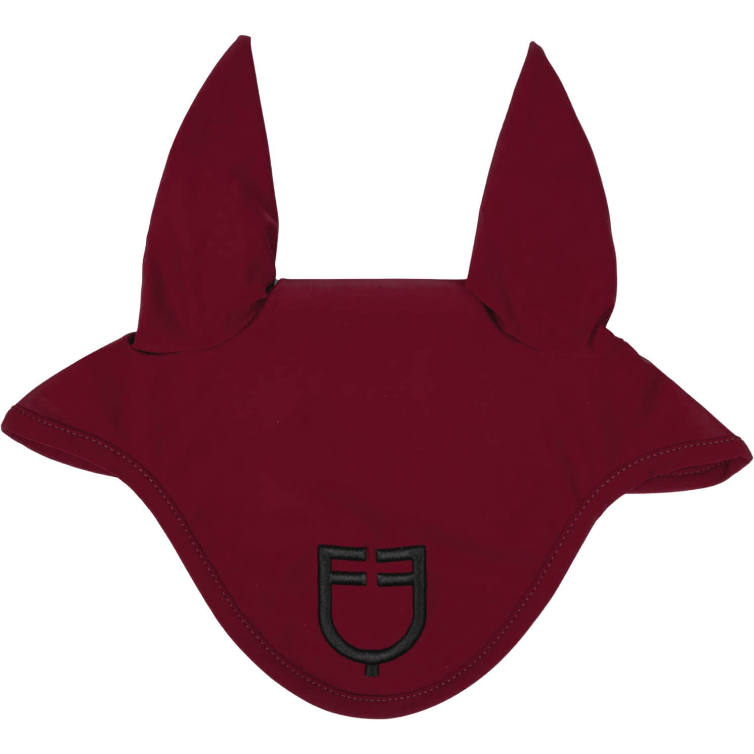 Equestro Fliegenhaube Technical Fabric with Logo FS26, Fliegenmütze, Fliegenohren