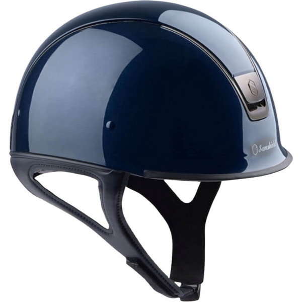 Samshield Reithelm Shadowrace Glossy, Trim + Blason Black Chrom