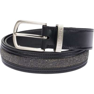 LeMieux Belt Crystal Insert Belt, Riding Belt, Leather, Crystal