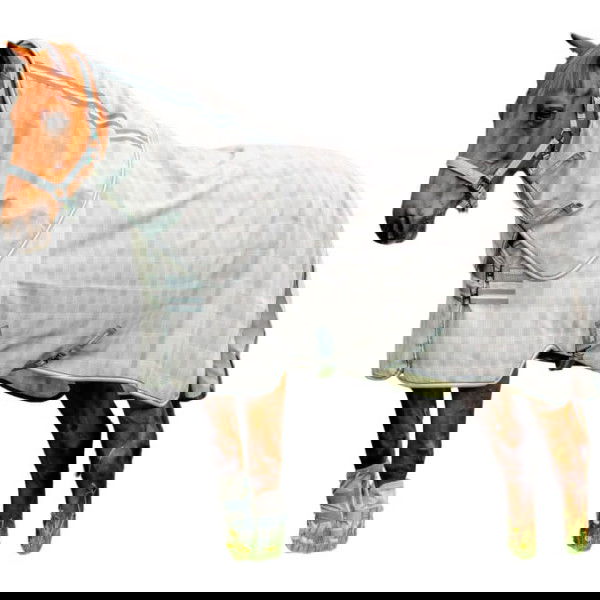 Horseware Fliegendecke Newmarket Plus FS25, mit UV Schutz, mit abnehmbarem Halsteil