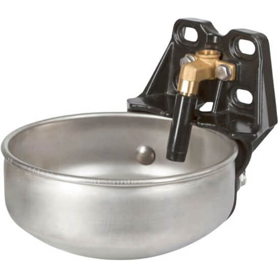 Kerbl Drinking Bowl With Pipe Valve E21, G 13/4 "