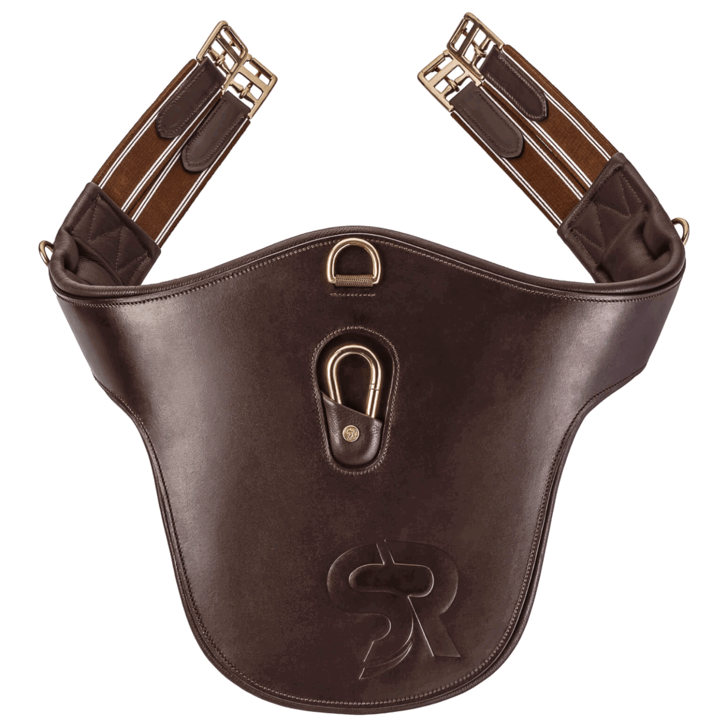 Sunride Sattelgurt Hickstead, Stollengurt, Langgurt, Leder