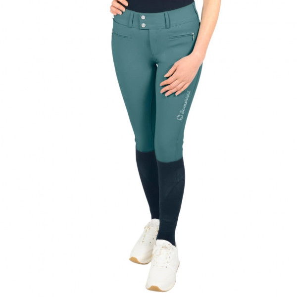 Samshield Reithose Damen Clara FS22, Vollbesatz, Full-Grip, High Waist, Glitzer