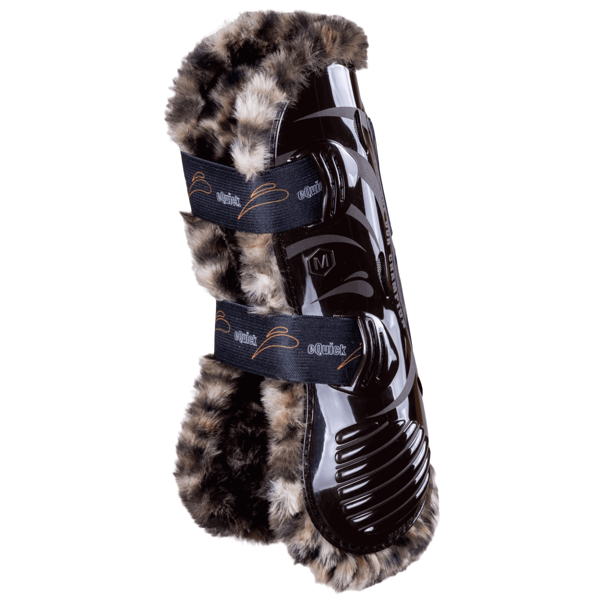 eQuick Tendon Boots eAirshock Leopard | FUNDIS Equestrian