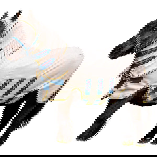 Horseware Fly Rug Amigo Ripstop Petite Hoody, Shetty Rug, with Fixed Neck Cover