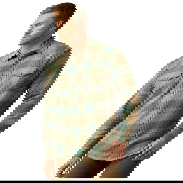 Ariat Hemd Herren Huxlee HW25, langarm, Retro Fit Shirt