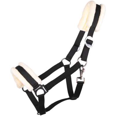 Q-essentials Halter Cali, Nylon Halter, with Faux Fur