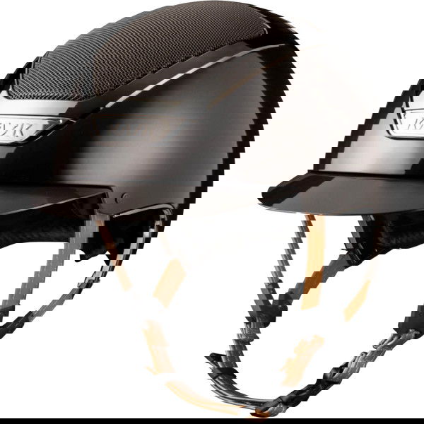 Kask Reithelm Dogma Pure Shine Lederriemen Hellbraun