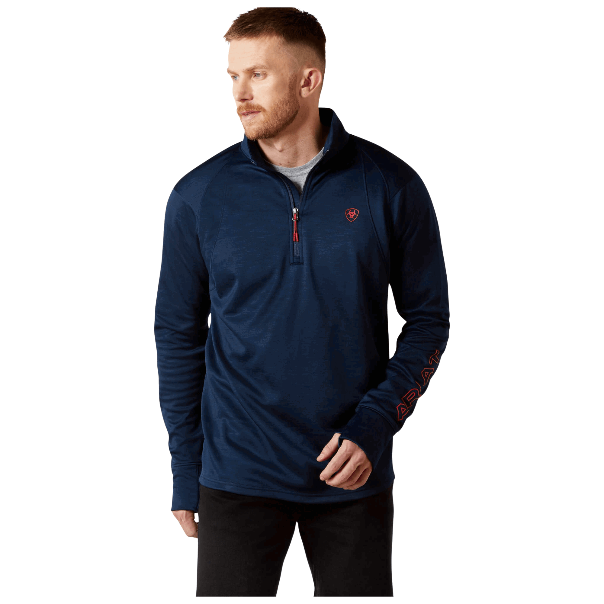 Ariat Pullover Herren Team EQ 1/2 Zip, Fleecepullover