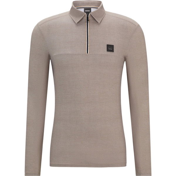 BOSS Equestrian Men´s Training Polo Elton FW24, Long-Sleeved