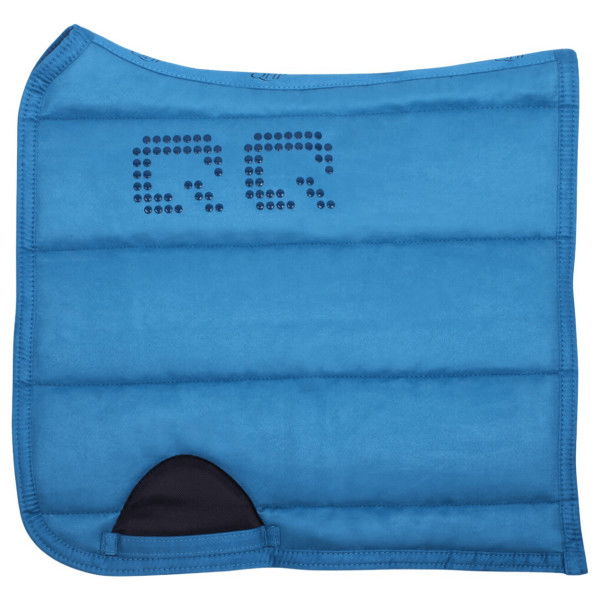 QHP Saddle Pad Puff Pad Super Grip, Dressage Pad