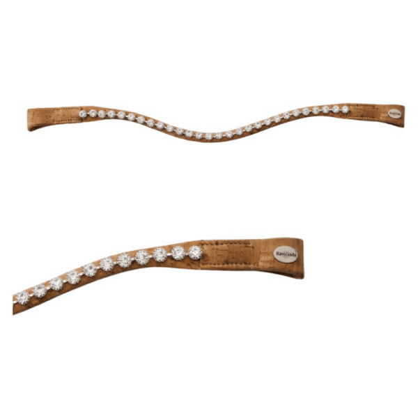 Kavalkade Browband Cortica Strass, curved, vegan