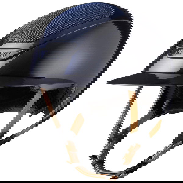 Kask Reithelm Star Lady Pure Shine Lederriemen Hellbraun