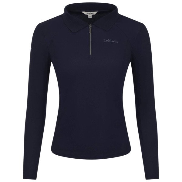 LeMieux Shirt Damen Polo Sport FS24, Poloshirt, Trainingsshirt, langarm