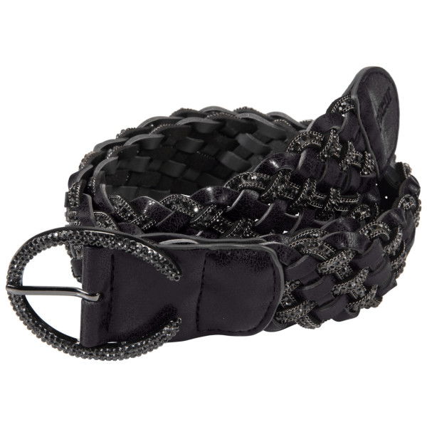 Pikeur Women's Belt Stone, Braided Belt, Glitter