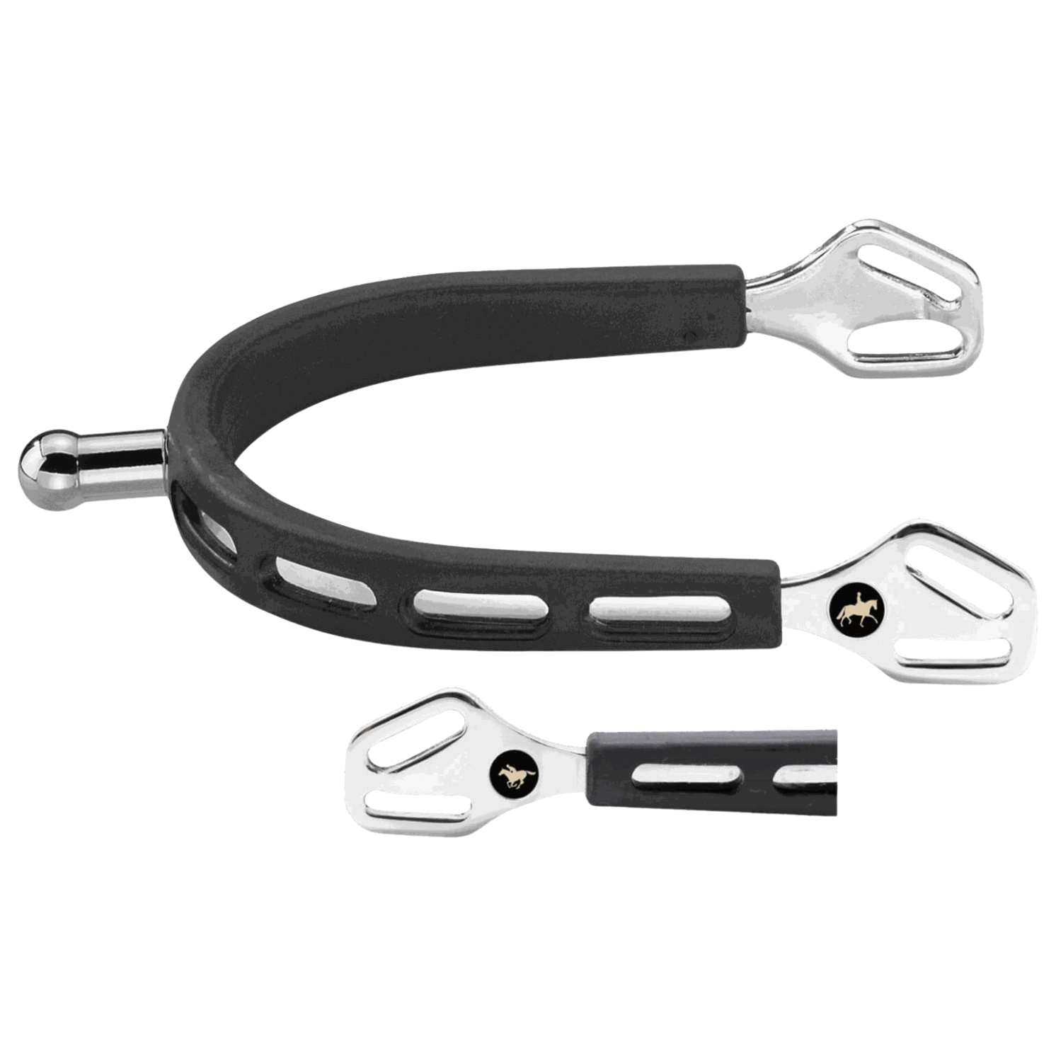 Sprenger Sporen Ultra Fit Extra Grip by Ingrid Klimke, kugelförmig