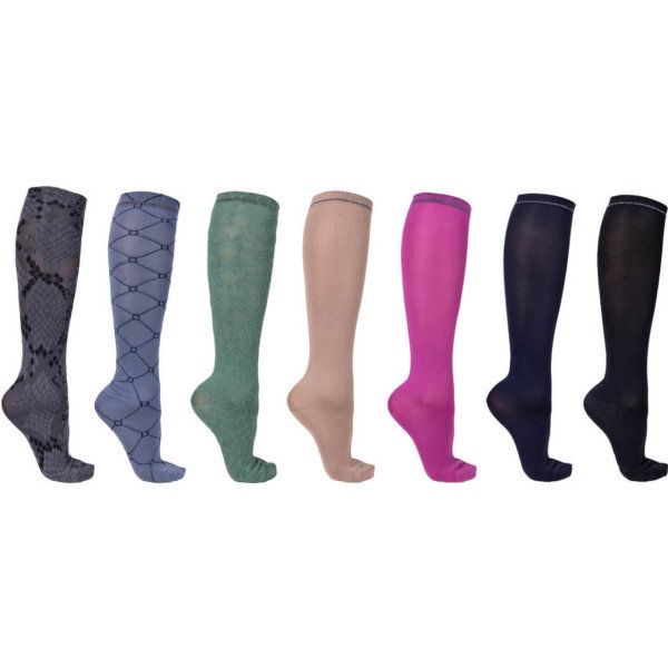 QHP Riding Socks Week Collection SS24, Set of 7