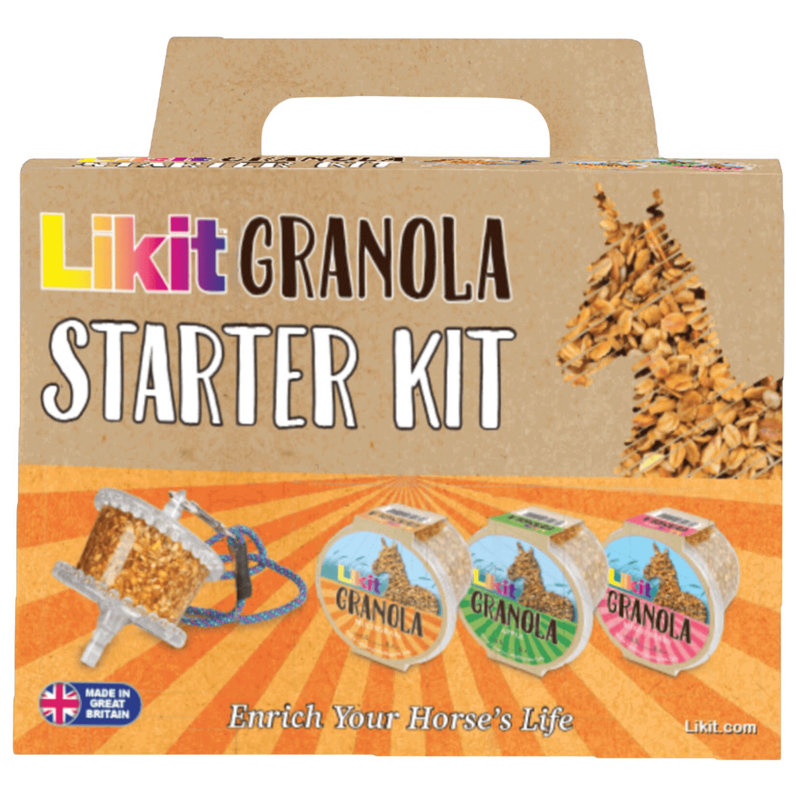 Likit Starterpackung Granola, inkl. Halterung