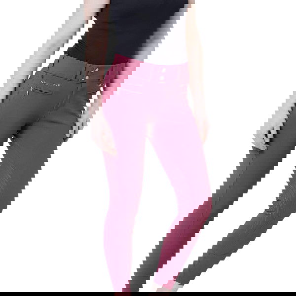 Samshield Women's Riding Breeches Clara Holo Crystal Leaf, Full Seat, Full-Grip