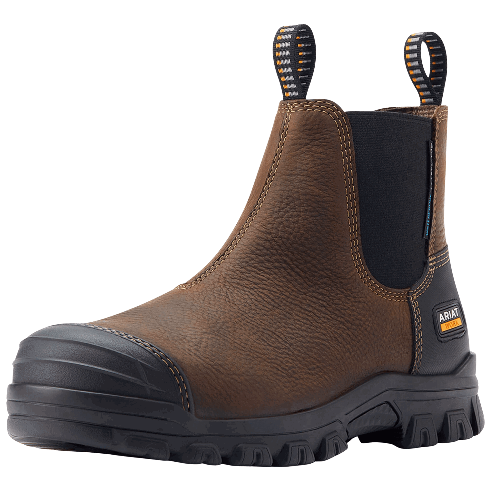 Ariat Stiefel Treadfast Chelsea Waterproof, Stahlkappen, Arbeitsstiefel, Leder, Herren