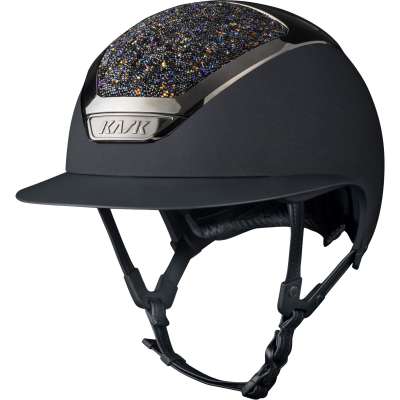 Kask Riding Helmet Star Lady Chrome Crystals Midnight Volcano 
